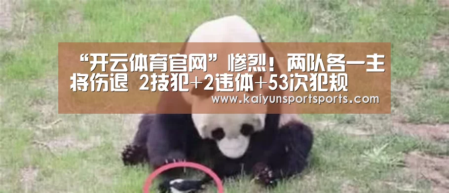 “开云体育官网”惨烈!两队各一主将伤退 2技犯+2违体+53次犯规(图3) 开云体育
